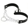 Joy Jewels Metal Heart Collar With Chain BLACK